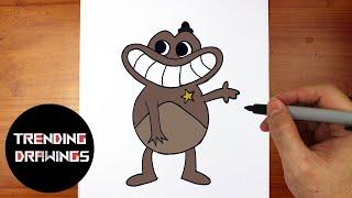 How To Draw Sheriff Toadster - Garten of Banban