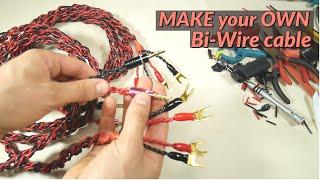 How to make your own Bi-Wire speaker cable Hi-Fi DIY
