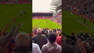 Crystal Palace Fans Celebrating Anfield Win #cpfc #lfc #crystalpalace #liverpoolfc #football