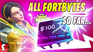 ALL FORTBYTE Locations so far 15 Hidden Fortbytes in Fortnite Season 9