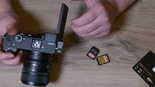 Sony A6700 + lexar SD card problem 100120 fps 4k  Part 1