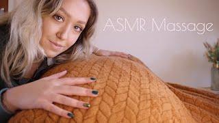 ASMR Full Body Massage - MASSAGE THERAPIST Hand Sounds & Hand Movements POV Body Pillow Sounds