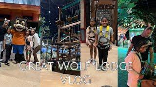 VLOG LETS SURPRISE THE KIDS  GREAT WOLF LODGE  2 NIGHT STAY FAMILY FUN TRIP & MORE