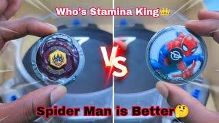 Whos Real Stamina King  Phantom Orion vs Spider Beyblade Battle  Unexpected Win