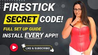 SECRET Firestick Install Code for a FULLY LOADED Firestick  Download Every App