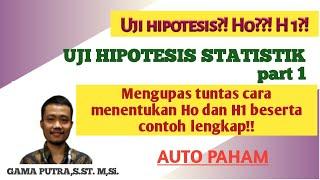 UJI HIPOTESIS STATISTIK-Part 1