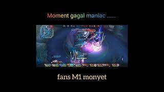 moment sun gagal maniac...fans M1 sun#mobilelegends