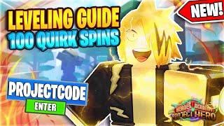 All 19 Codes Roblox Project Hero Level Guide Electricity Quirk