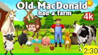 Old MacDonald  Old Macdonald had a farm  Old MacDonald rhymes  Nursery rhymes - Old Macdonald