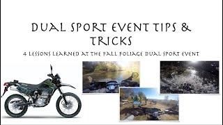 4 lessons learned at the Fall Foliage Dual Sport event on a KLX 300