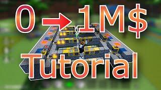 0 to 1M$ Tutorial Noob to Pro  Block Tycoon