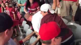 Fight at Cardinals vs 49ers Game