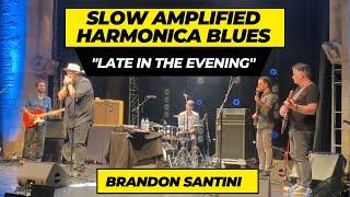 Brandon Santini  Slow Amplified Harmonica Blues  Late In The Evening  Edinburgh UK 2022