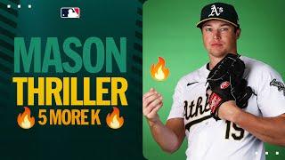Mason Miller continues to be UNREAL out of the pen  BOTH INNINGS - 5 MORE K ️