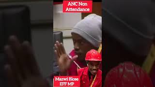 Eff Leader Valid Point Of Order Aiming At ANC Absenteeism In Parliament