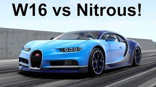 How Much Nitrous Can A Bugatti Chiron Take? BeamNG. Drive