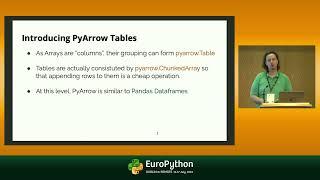 PyArrow and the future of data analytics - presented by Alessandro Molina