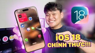 ĐÃ CÓ iOS 18 CHÍNH THỨC NHIỀU TÍNH NĂNG MỚI BETA KHÔNG CÓ