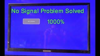TV No Signal Problem Solved  Latest Trick Fix No Signal Problem 2020 #Nosignalproblem