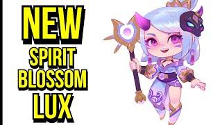 NEW Spirit Blossom Lux Skin But Not For LoL...