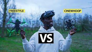 CINEWHOOP VS FREESTYLE FPV - Can Cinebot30 fly like GEPRC Mark5 ?