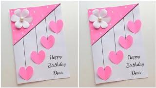 Beautiful Birthday Card Making ️  How to make bestfriend birthday card  greeting card idea 2024
