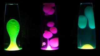 Relaxing lava lamps with the sound of bubbling water
