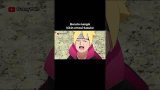 Boruto ketika nangis Sasuke emosi