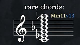 Rare Chords Min11⇂13 harmony in 31-edo