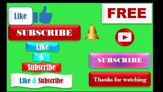 Top Free Subscribe Button 2020 Green Screen Animated Subscribe Button 2020 No Copyright