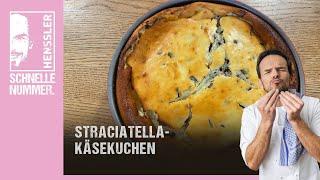 Schnelles Stracciatella-Käsekuchen Rezept von Steffen Henssler