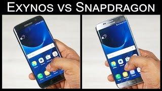 Galaxy S7 Edge - Snapdragon vs Exynos Speed Test