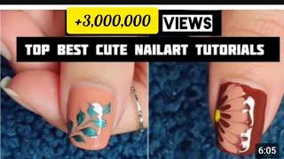 DIY TOP BEST CUTE NAILART STEP BY STEP TUTORIALS