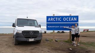 We DROVE to the ARCTIC OCEAN Driving the Dempster Highway to Tuktoyaktuk in Canada