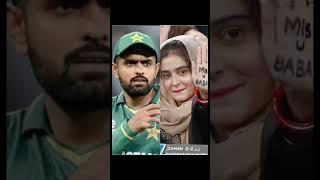 A Girl Of Babar Azam Fan Write Miss You Babar On Hand #shorts #babarazam #cricketlover