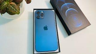 Apple iPhone 12 Pro Max Pacific Blue Unboxing 