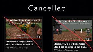 Blocky Expansions Mod is cancelled