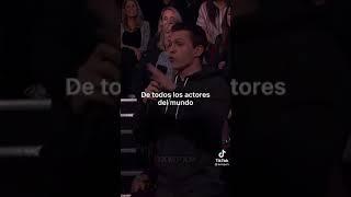 Tom holland preguntándole a chris pratt quien es su actor favorito mira el final es muy divertido