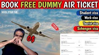 How to book Dummy Flight Ticket Online for Free  Dummy Airline Ticket Kaha se Book Kare.