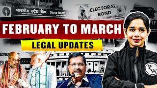 Most Important Legal Updates From February to March 2024  Legal Updates Current Affairs