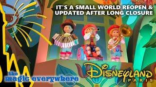 4k Its a small world reopened at Disneyland Paris after long refurbishment & New Dolls