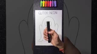 Glitch VS Neon  What’s your favorite? #art