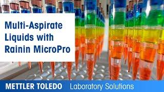Multi-Aspirate Liquids  Rainin MicroPro  Automated Dispensing