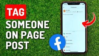 How to Tag Someone on Facebook Page Post