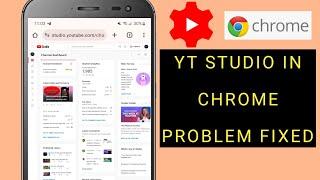 yt studio chrome me open kaise kare  yt studio not opening in chrome