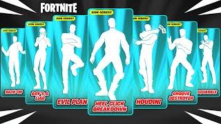 ALL FORTNITE ICON SERIES DANCES & EMOTES