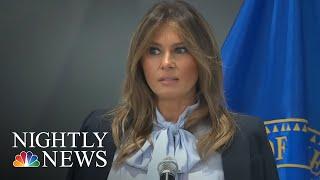 First Lady Melania Trump Speaks Out Against Cyberbullying  NBC Nightly News