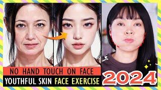 2024 BEST YOUTHFUL SKIN FACE EXERCISE No Hand touch on face  Skin tighten Wrinkles free