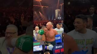 Tyson Fury & Oleksandr Usyk IMMEDIATE REACTION after Fight #shorts #tysonfury #usyk