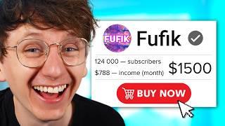 I Bought a $1500 Youtube Channel and Earned $_____